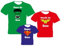 Camisa Personalizada Heróis Friends